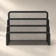 Porte-document de bureau en métal noir compact, vue d'ensemble